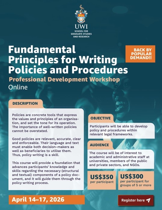 Fundamental Principles for Writing Policies and Procedures Professional Development Workshop