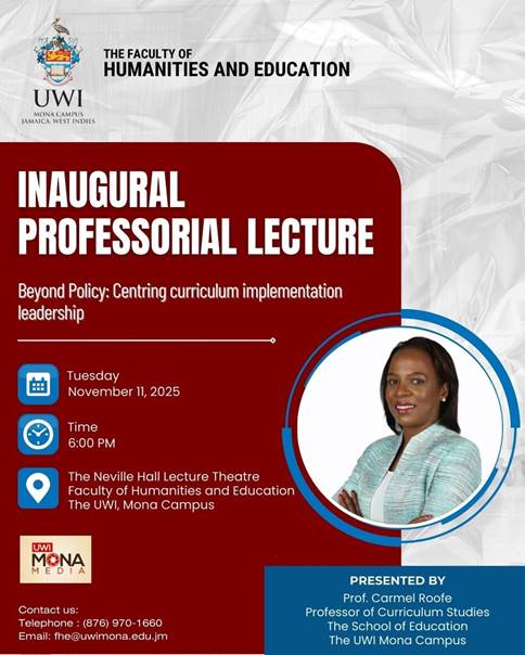 Inaugural Professorial Lecture  |  Professor Carmel Roofe 