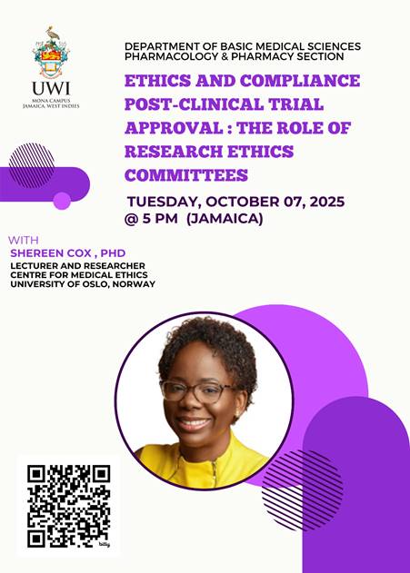 Pharmacology and Pharmacy Seminar - Ethics and Compliance Post-Clinical Trial : The Role of Researching Committees