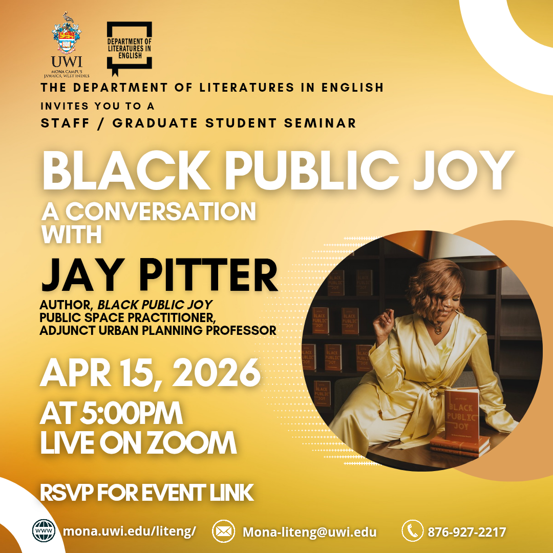 Staff/Graduate Student Seminar: A Conversation with Jay Pitter