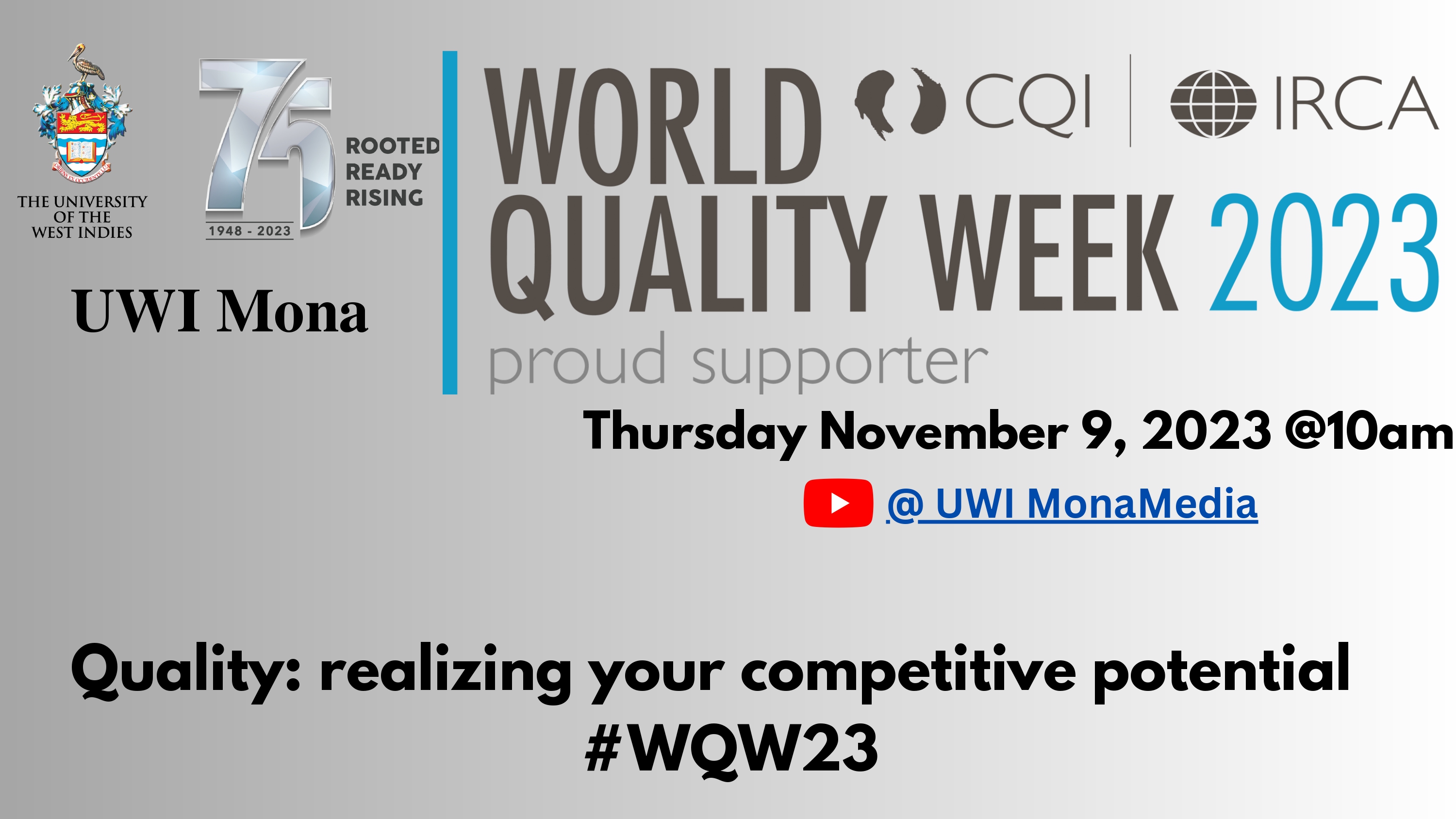 World Quality week 2023