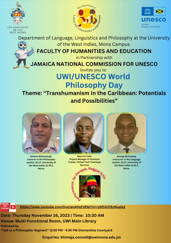 UWI/UNESCO World Philosophy Day 