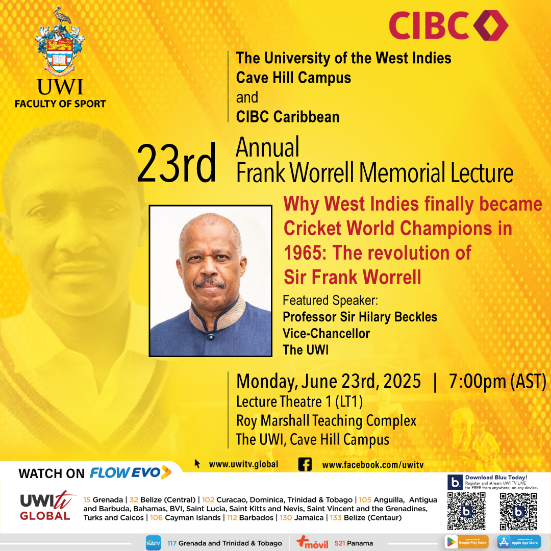  23rd Annual Frank Worrell Memorial lecture