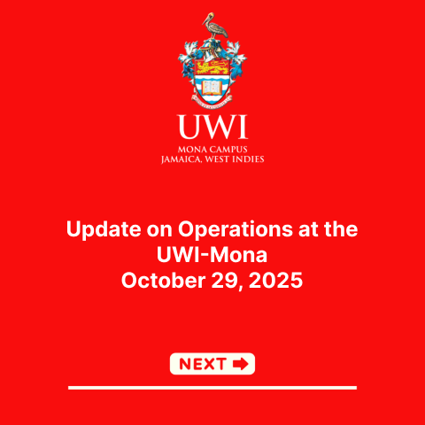 Update on Operations at the UWI-Mona October 29, 2025