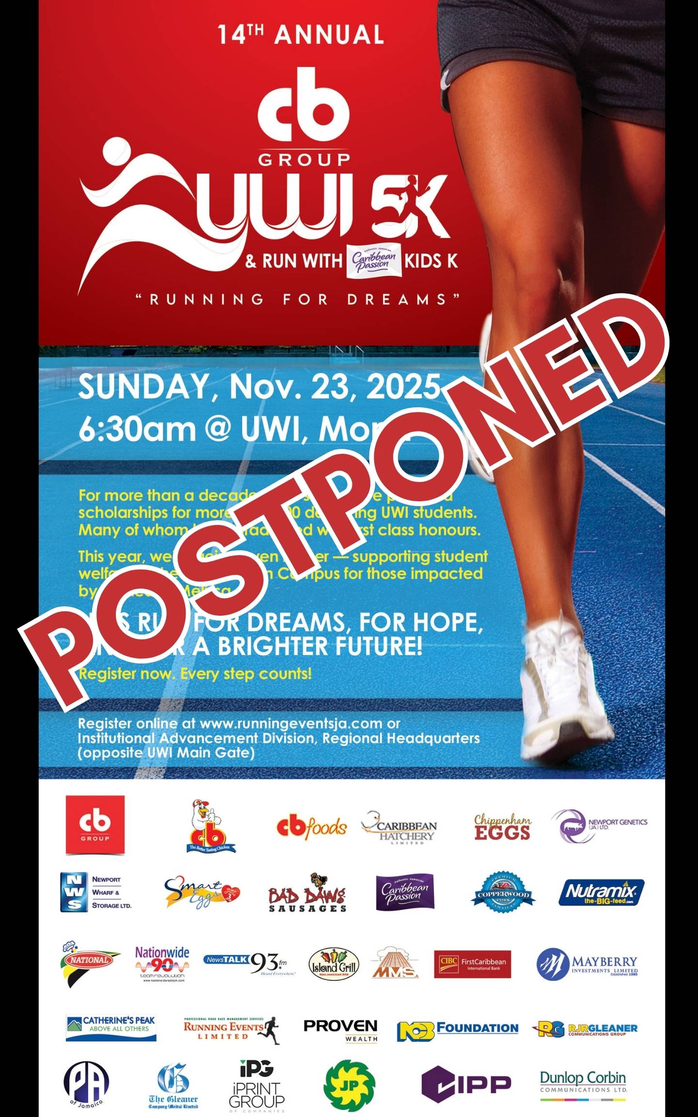 CB Group UWI 5K & Run With Passion Kids K